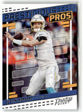 2023 Panini Prestige Prestigious Pros Justin Herbert #PP-18 front