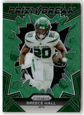 2023 Panini Prizm Break Breece Hall [Prizms Green Wave] #PB-9 front