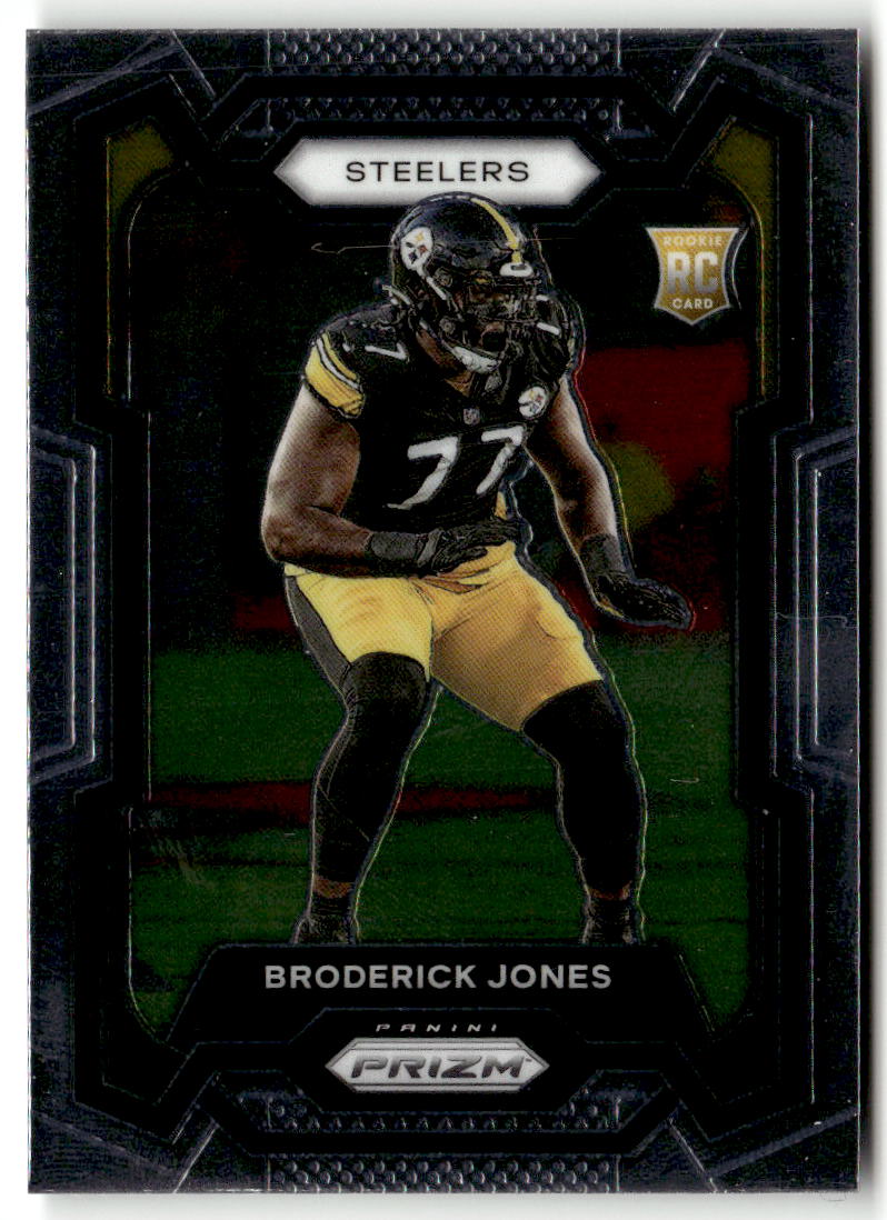 2023 Panini Prizm Broderick Jones #385 (RC) front