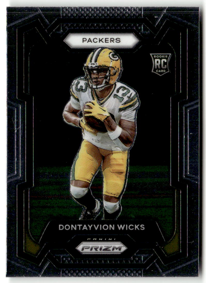 2023 Panini Prizm Dontayvion Wicks #333 (RC) front