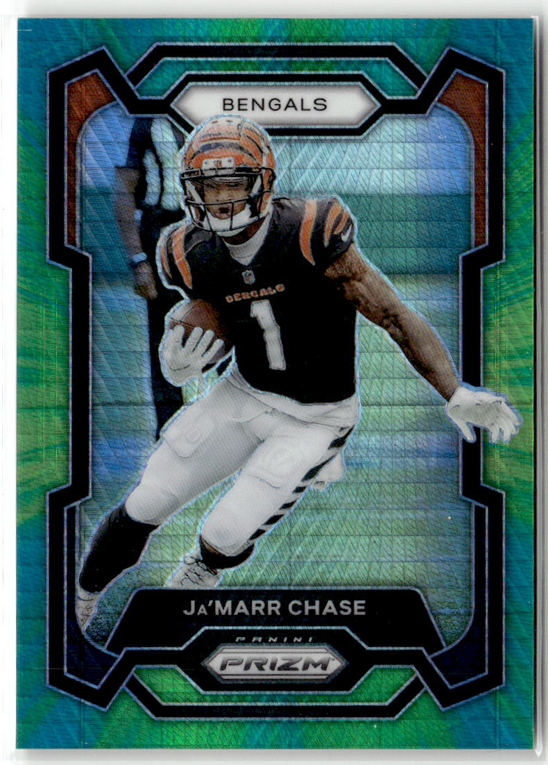 2023 Panini Prizm Ja'Marr Chase [Hyper] #56 front