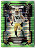 2023 Panini Prizm Lukas Van Ness [Green] #336 front