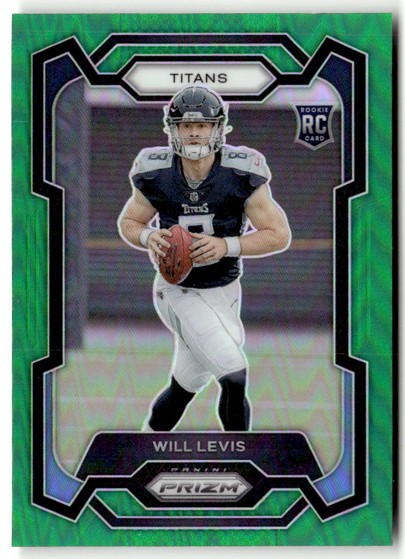 2023 Panini Prizm Will Levis [Green] #397 front