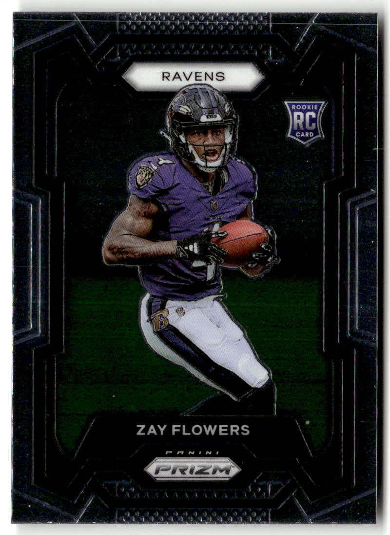 2023 Panini Prizm Zay Flowers #307 (RC) front