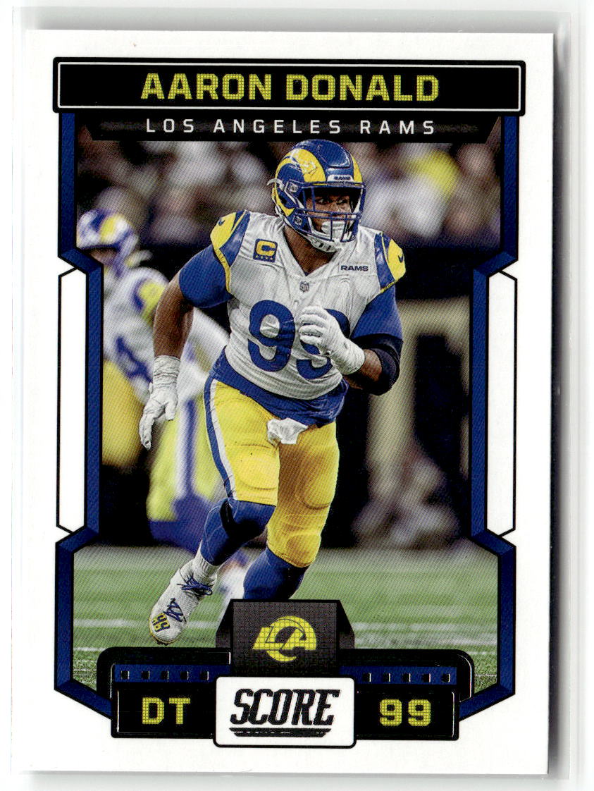 2023 Panini Score Aaron Donald #165 front