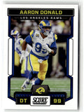 2023 Panini Score Aaron Donald #165 front