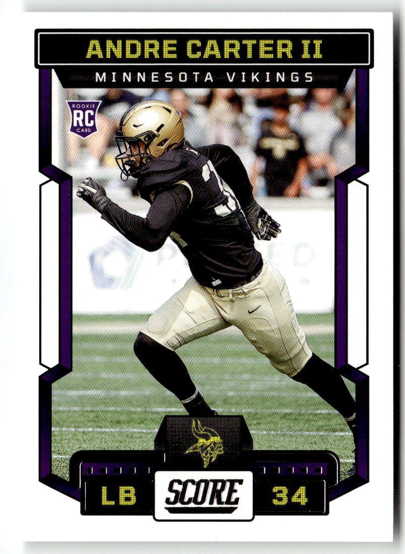 2023 Panini Score Andre Carter II #375 (RC) front