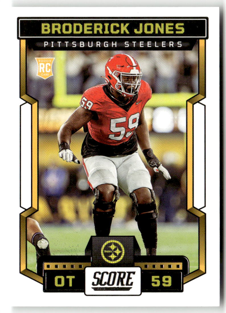2023 Panini Score Broderick Jones #394 (RC) front