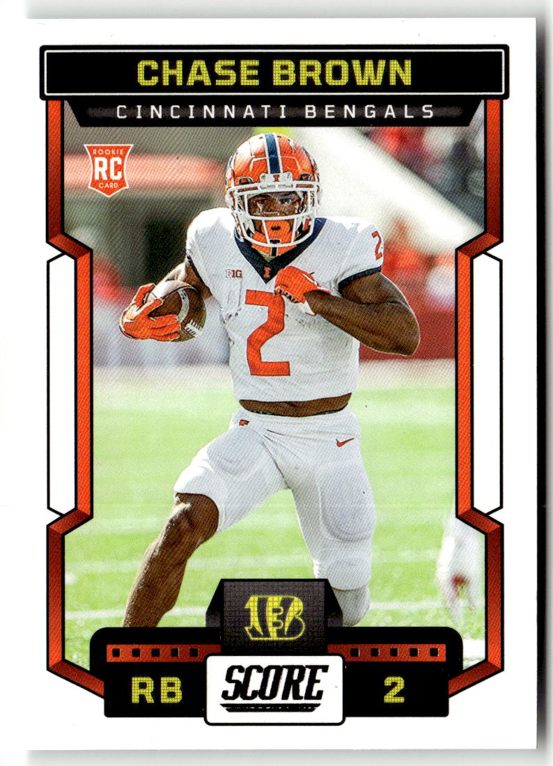 2023 Panini Score Chase Brown #323 (RC) front