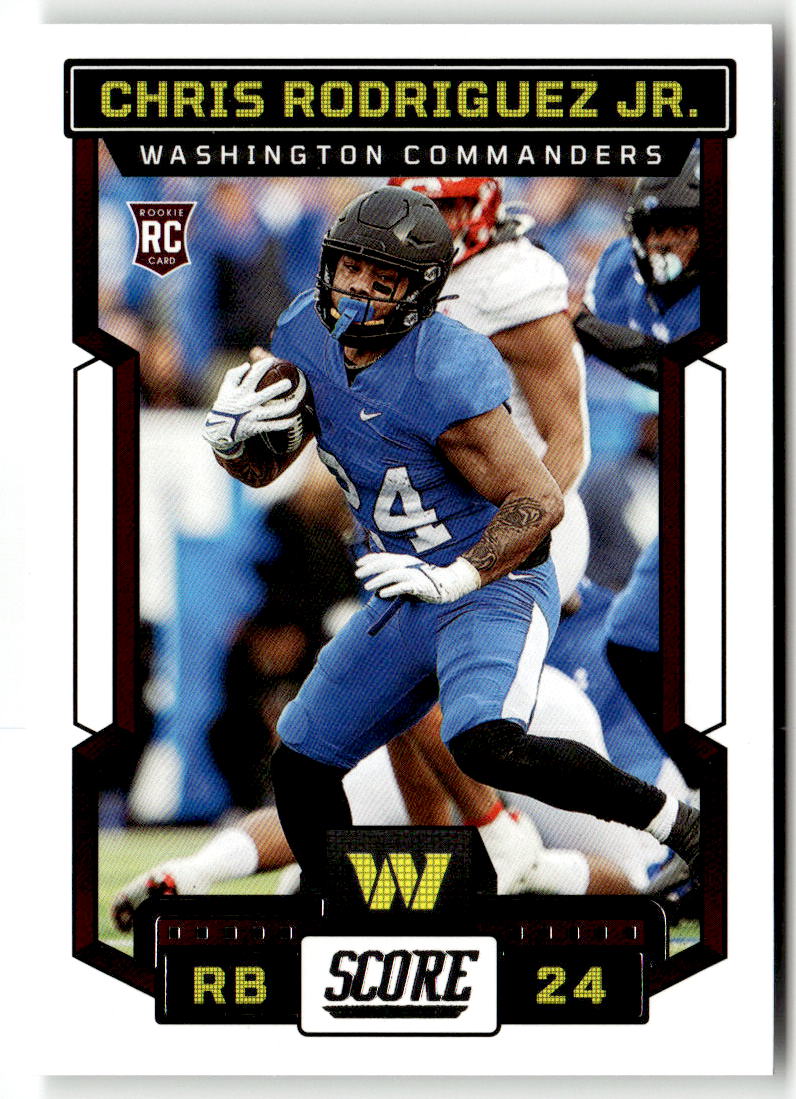 2023 Panini Score Chris Rodriguez Jr. #330 (RC) front