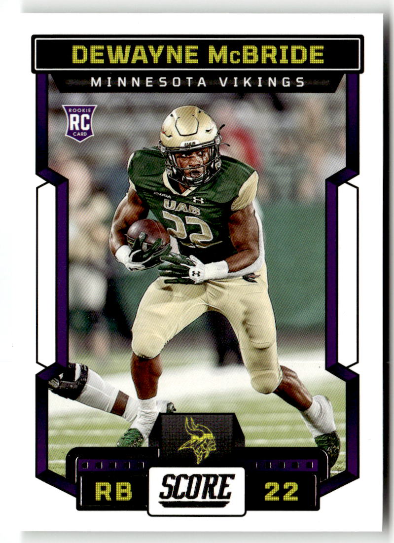 2023 Panini Score DeWayne McBride #333 (RC)