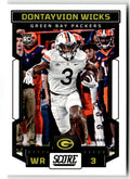 2023 Panini Score Dontayvion Wicks #358 (RC) front