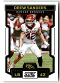 2023 Panini Score Drew Sanders #377 (RC) front