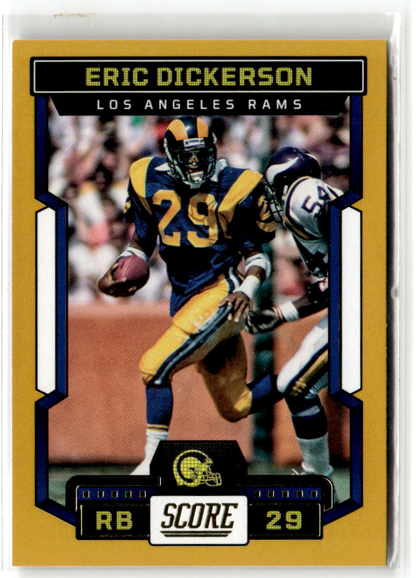 2023 Panini Score Eric Dickerson [Gold] #167 front