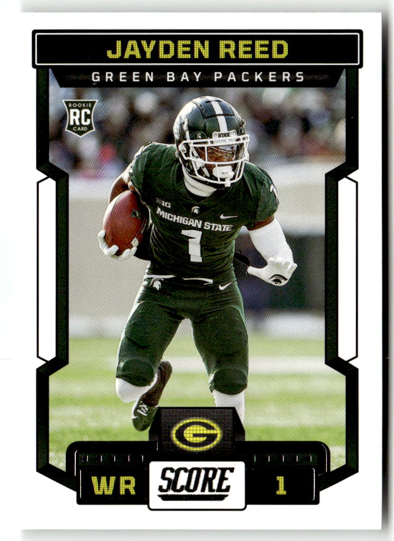 2023 Panini Score Jayden Reed #363 (RC) front