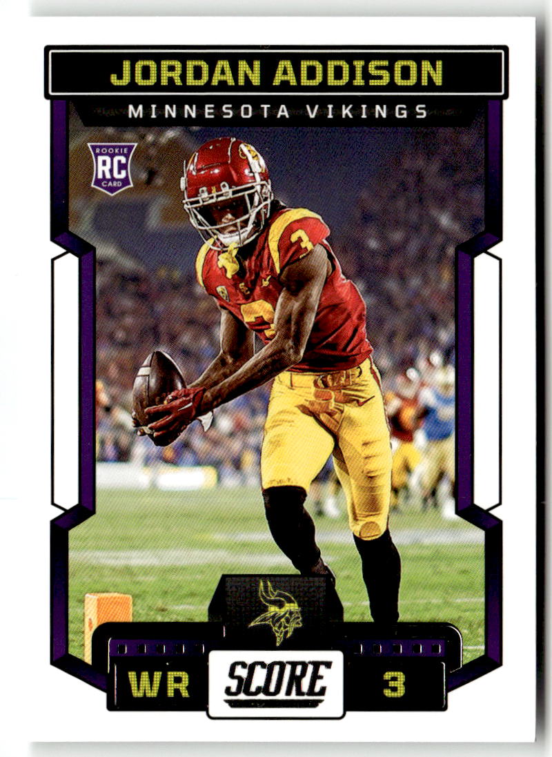2023 Panini Score Jordan Addison #346 (RC) front