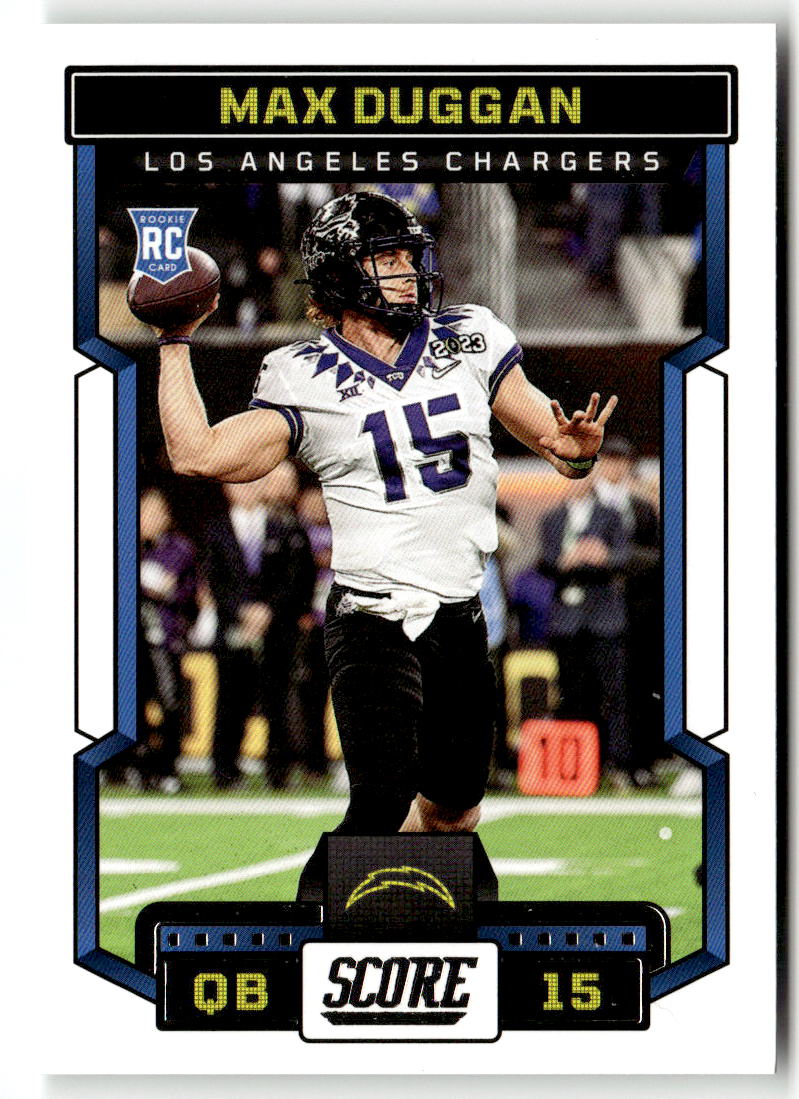 2023 Panini Score Max Duggan #308 (RC) front