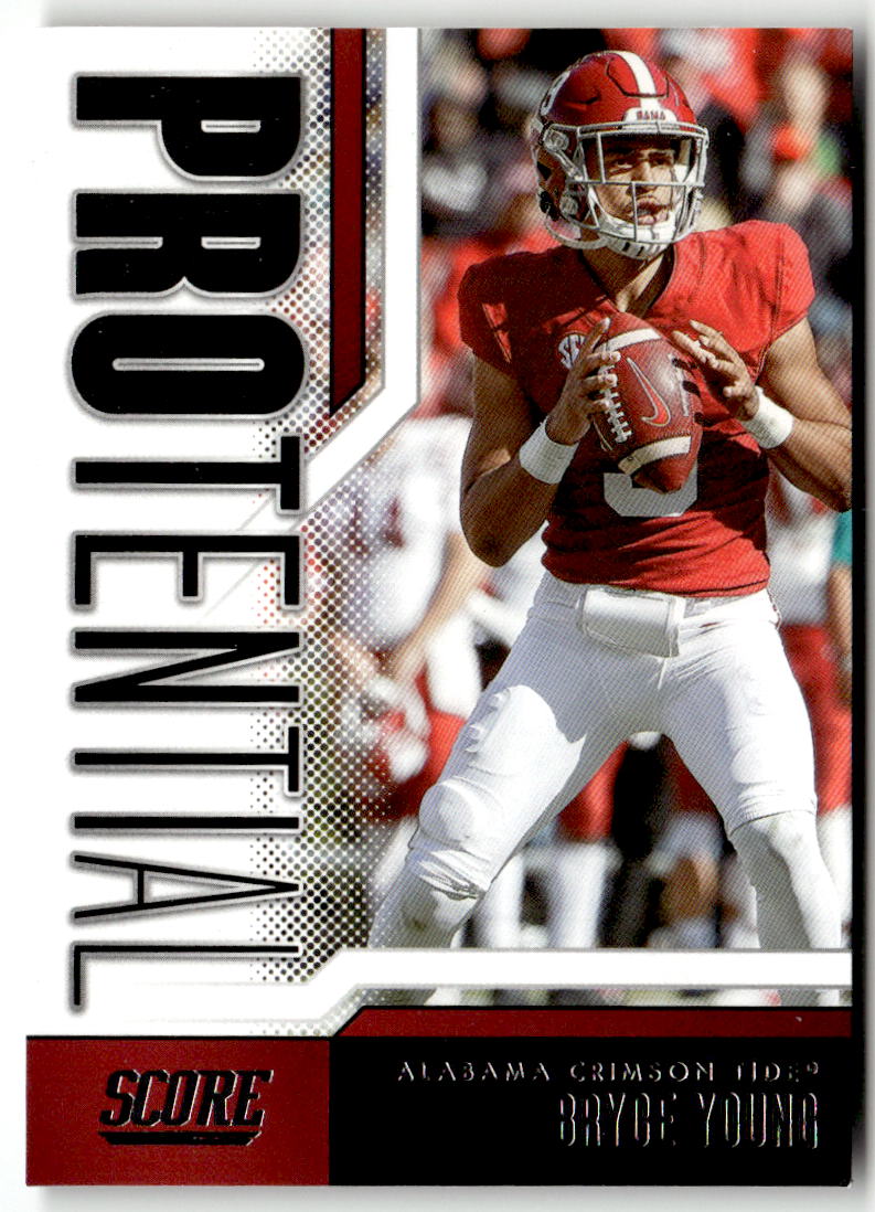 2023 Panini Score Protential Bryce Young #1 (RC) front