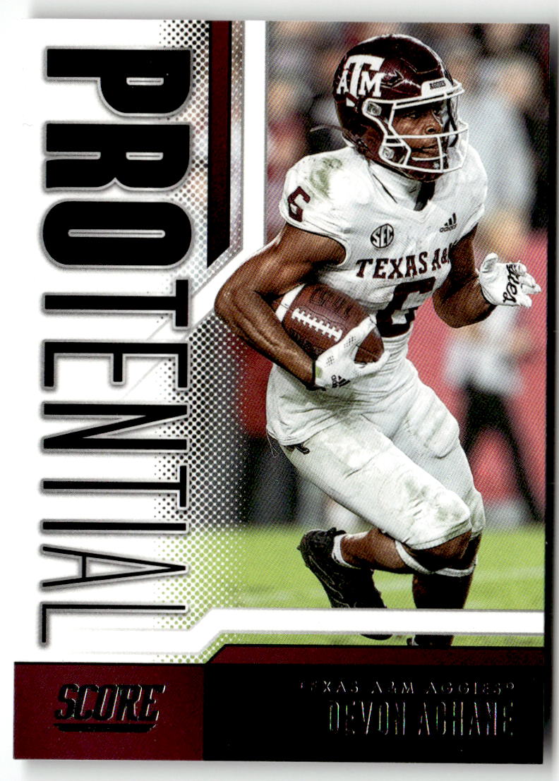 2023 Panini Score Protential De'Von Achane #17