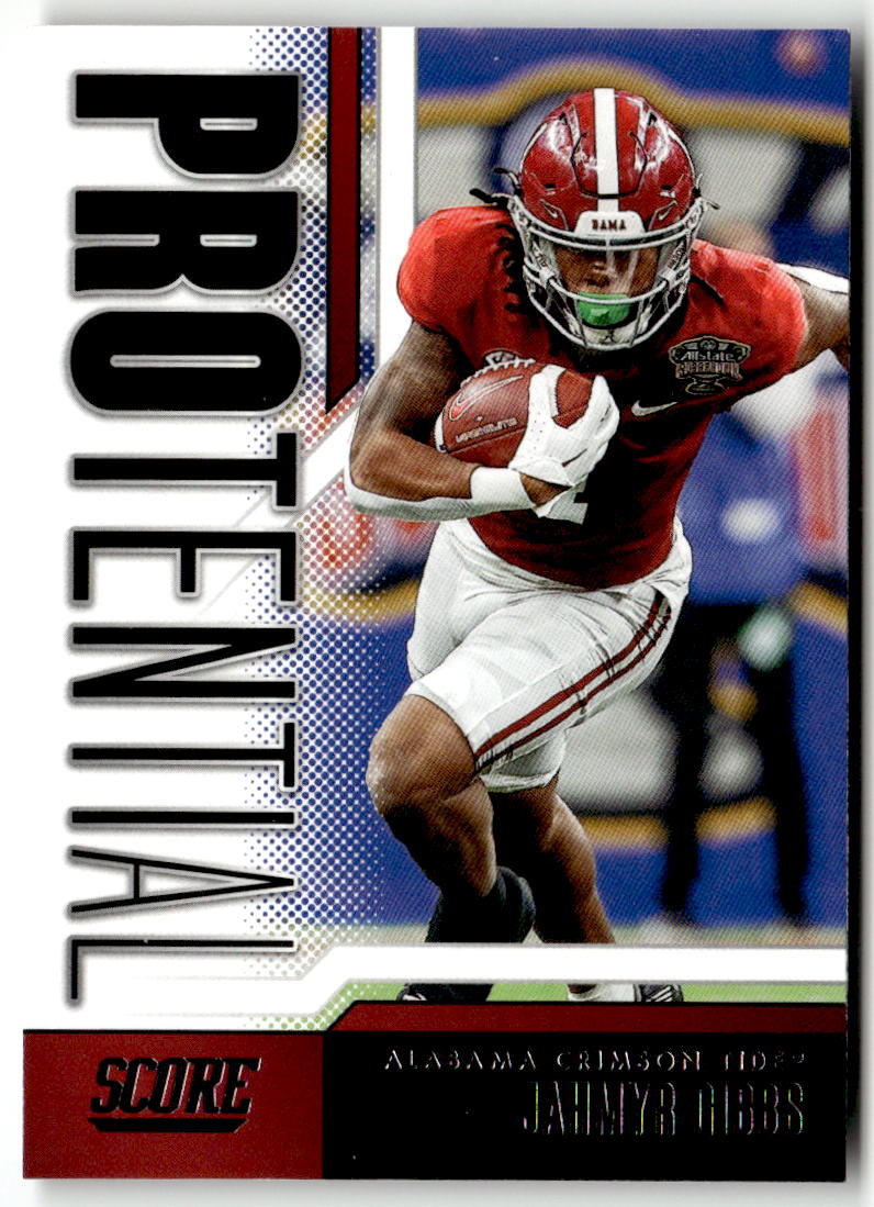 2023 Panini Score Protential Jahmyr Gibbs #16 front