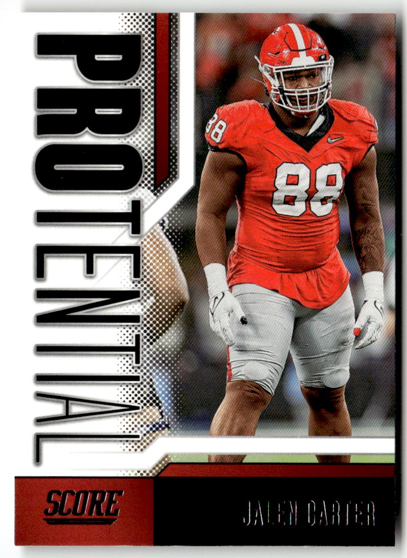 2023 Panini Score Protential Jalen Carter #14 front