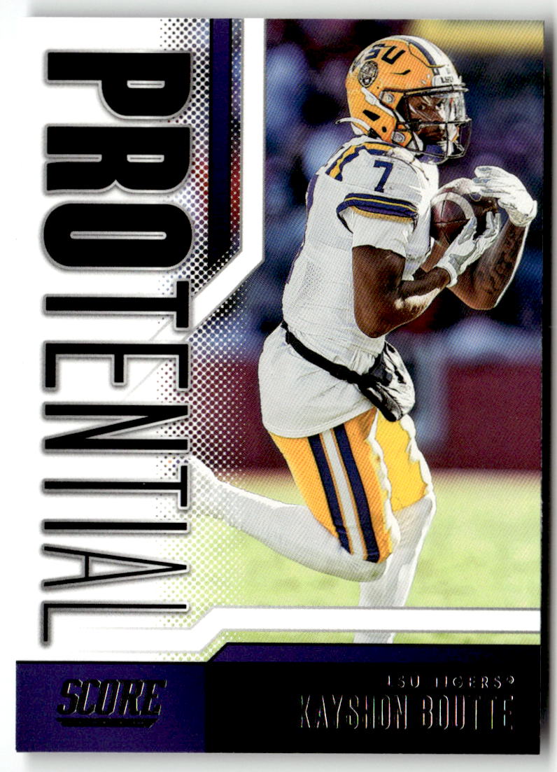 2023 Panini Score Protential Kayshon Boutte #12 (RC) front