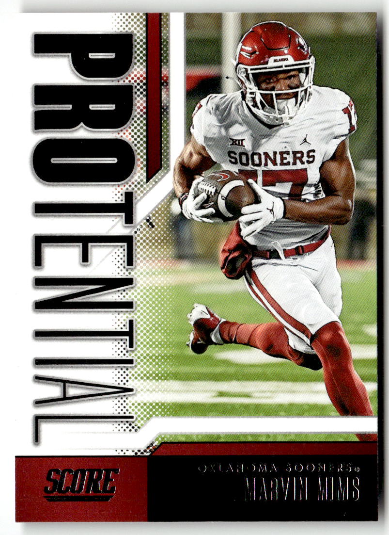 2023 Panini Score Protential Marvin Mims #23 front