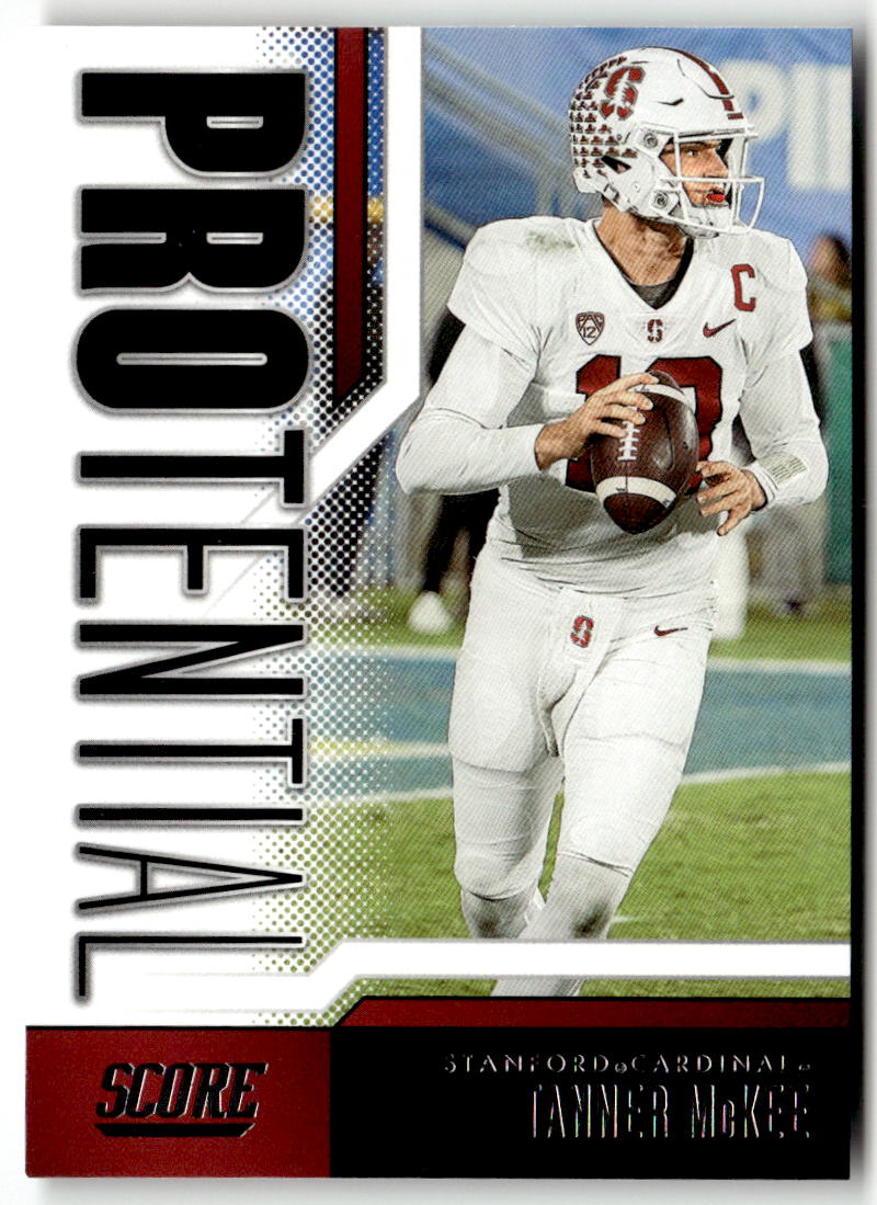 2023 Panini Score Protential Tanner McKee #6 front