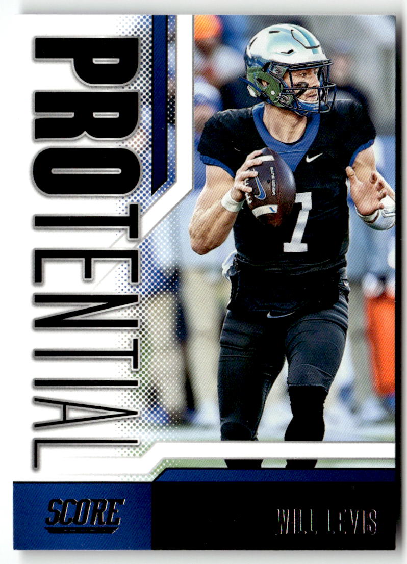 2023 Panini Score Protential Will Levis #3 front