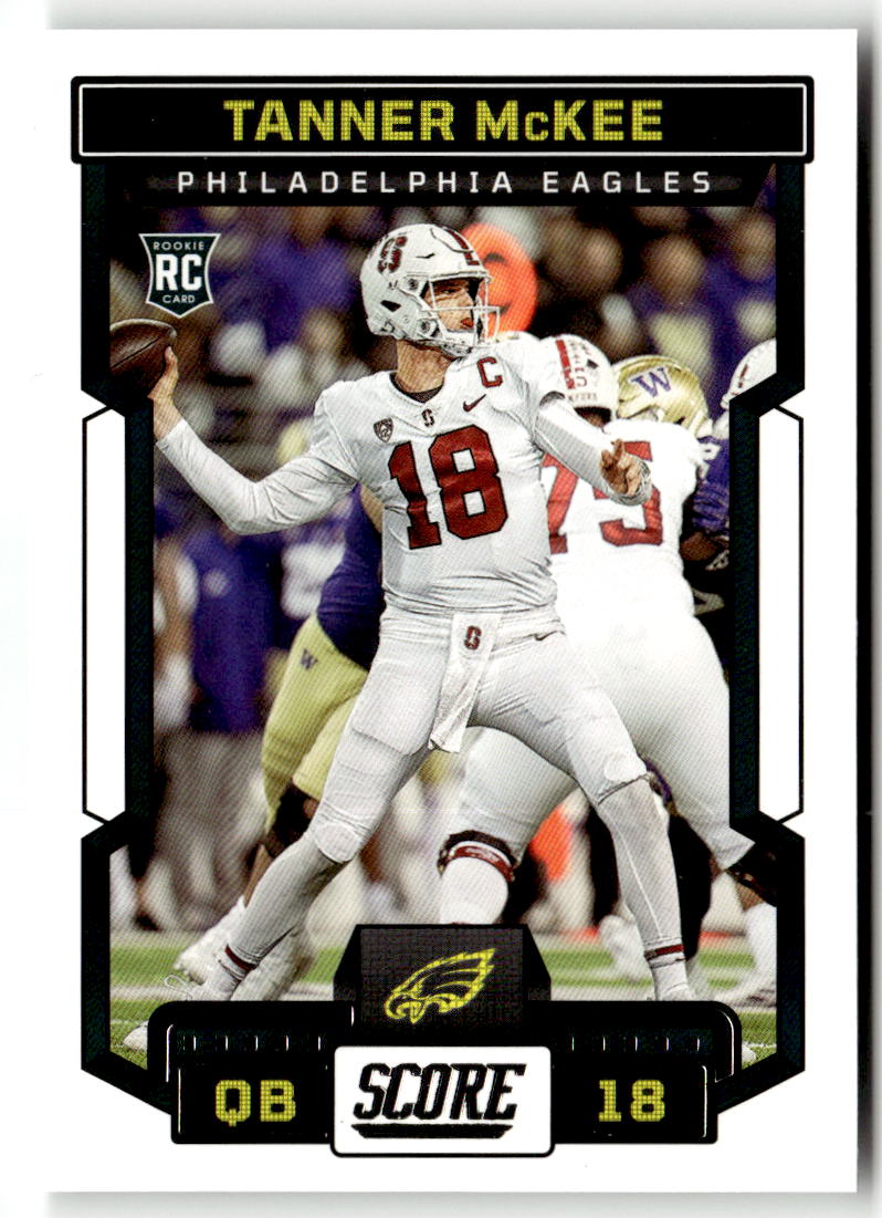 2023 Panini Score Tanner McKee #306 (RC) front