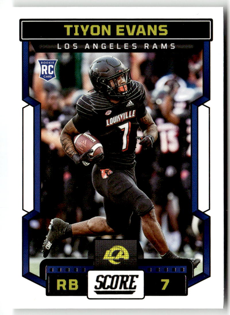 2023 Panini Score Tiyon Evans #336 (RC)