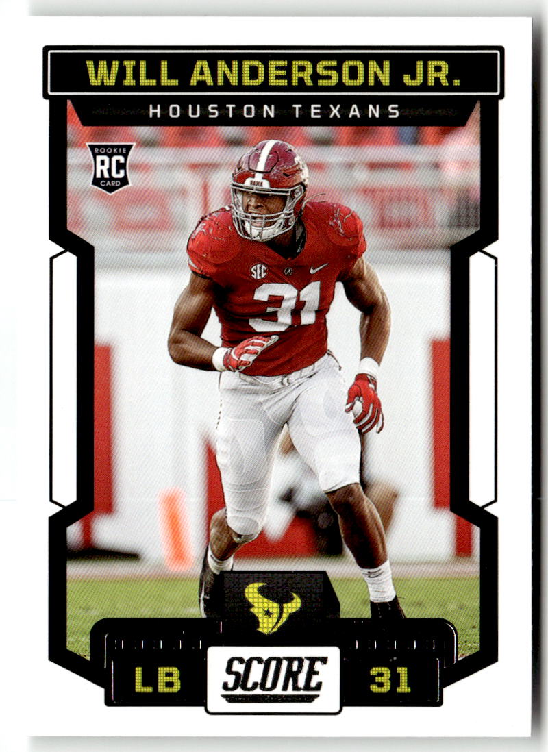 2023 Panini Score Will Anderson Jr. #374 (RC) front