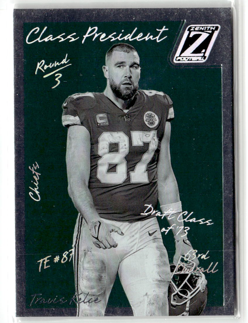 2023 Panini Zenith Class President Travis Kelce #CP-2013 front