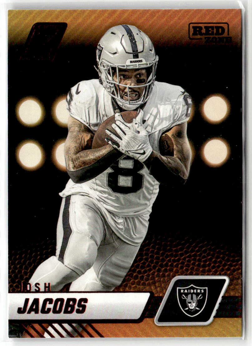2023 Panini Zenith Josh Jacobs [Red Zone] #54 front
