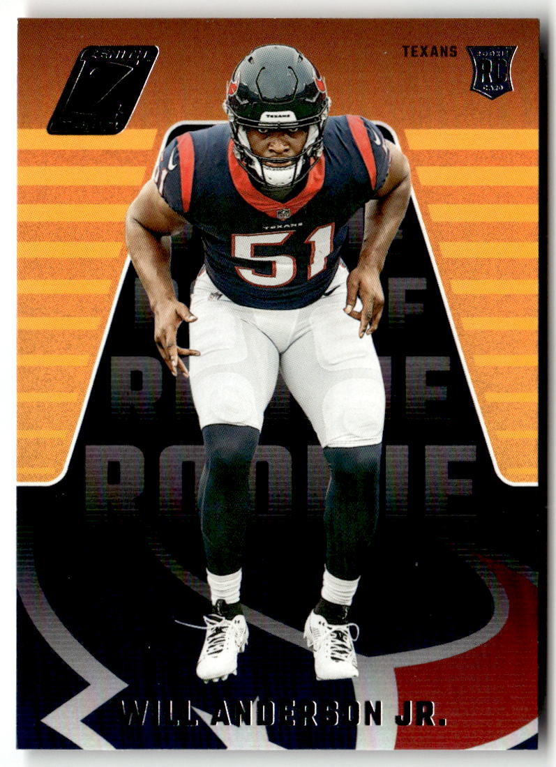2023 Panini Zenith Will Anderson Jr. #196 (RC) front