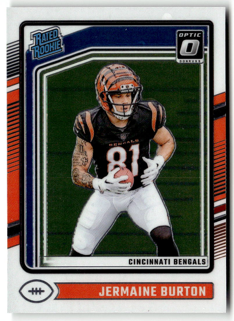 2024 Panini Donruss Optic Jermaine Burton #251 (RC) front