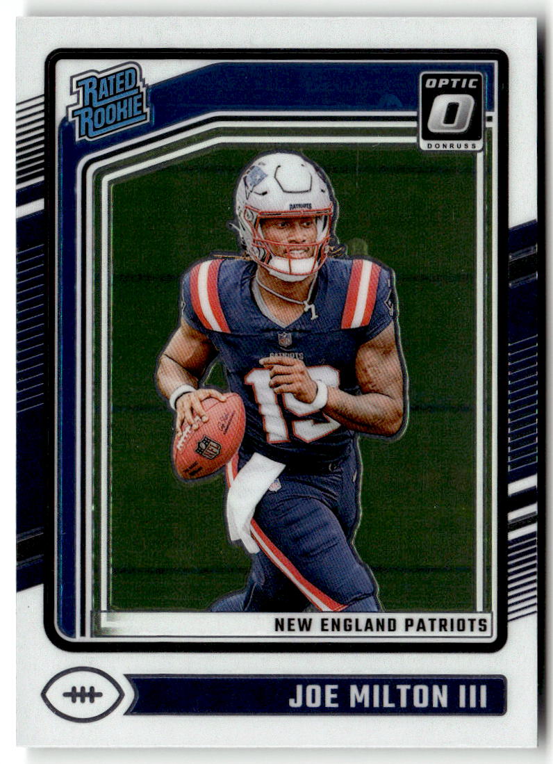 2024 Panini Donruss Optic Joe Milton III #255 (RC) front