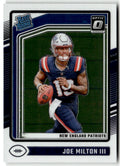 2024 Panini Donruss Optic Joe Milton III #255 (RC) front