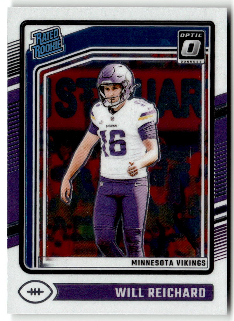 2024 Panini Donruss Optic Will Reichard #297 (RC) front
