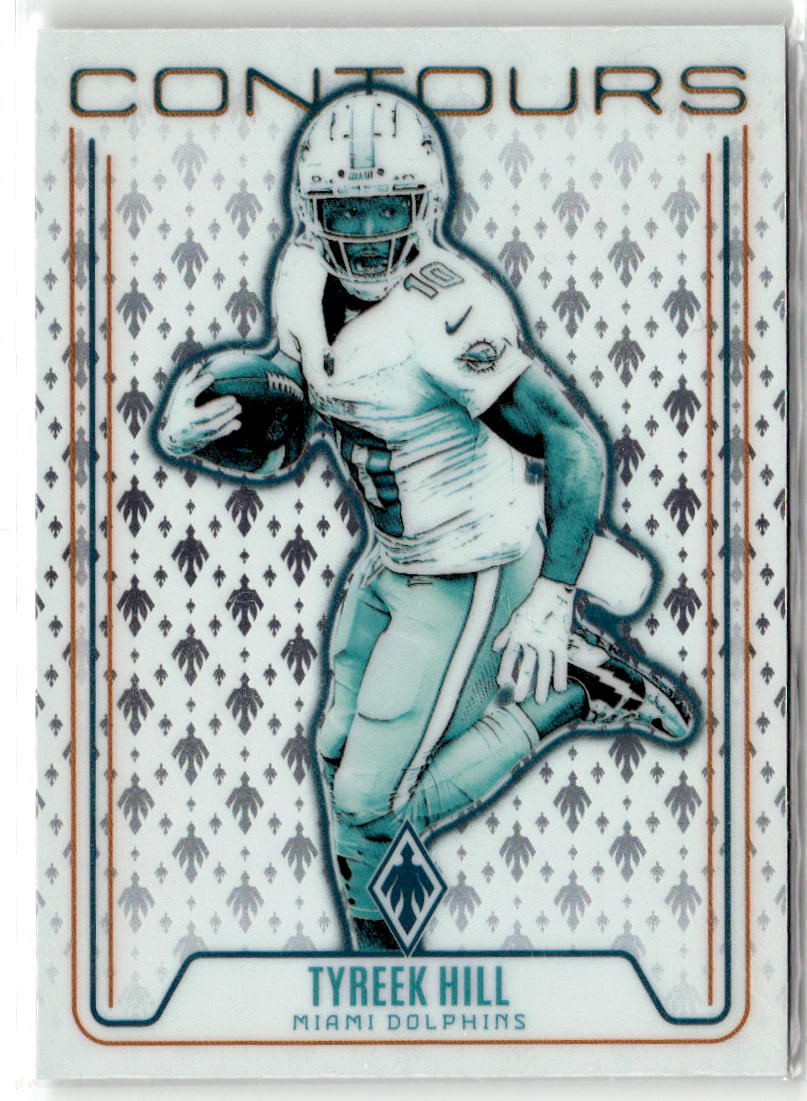 2024 Panini Phoenix Contours Tyreek Hill #CON-THL front