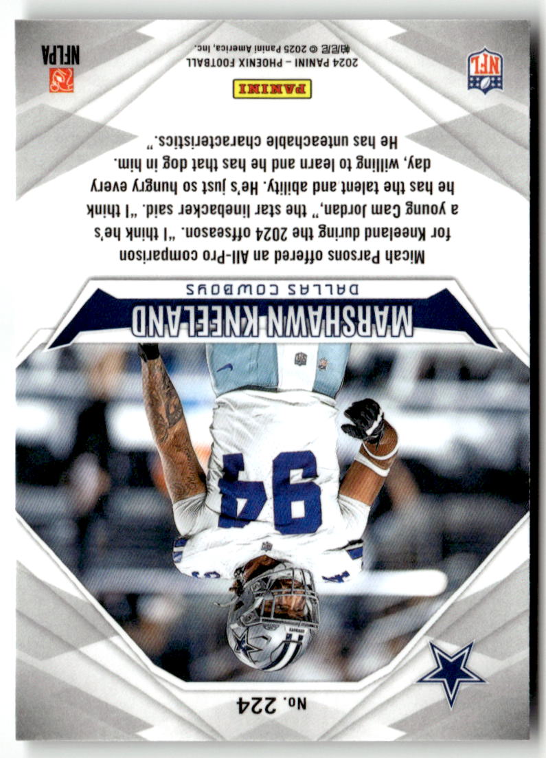 2024 Panini Phoenix Marshawn Kneeland #224 (RC) back