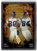2024 Panini Phoenix Treasured Tandems Cris Carter / Randy Moss #TT-MIN front