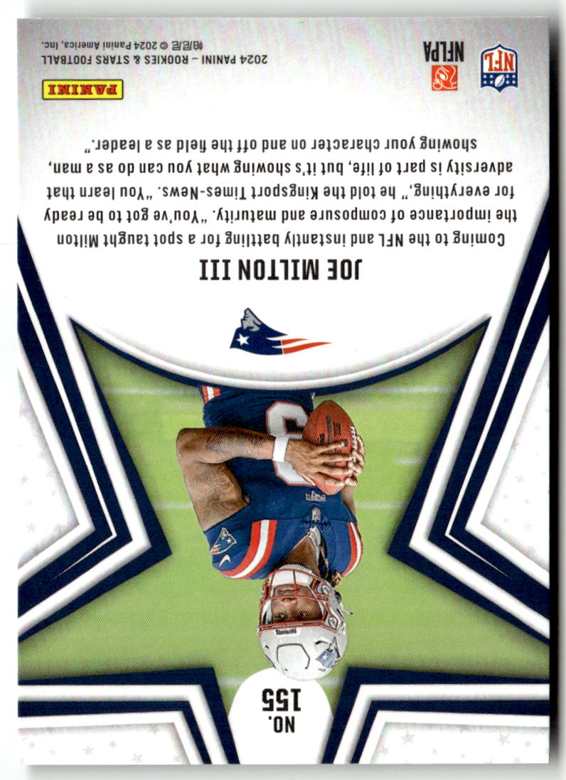 2024 Panini Rookies & Stars Joe Milton III [Green] #155
