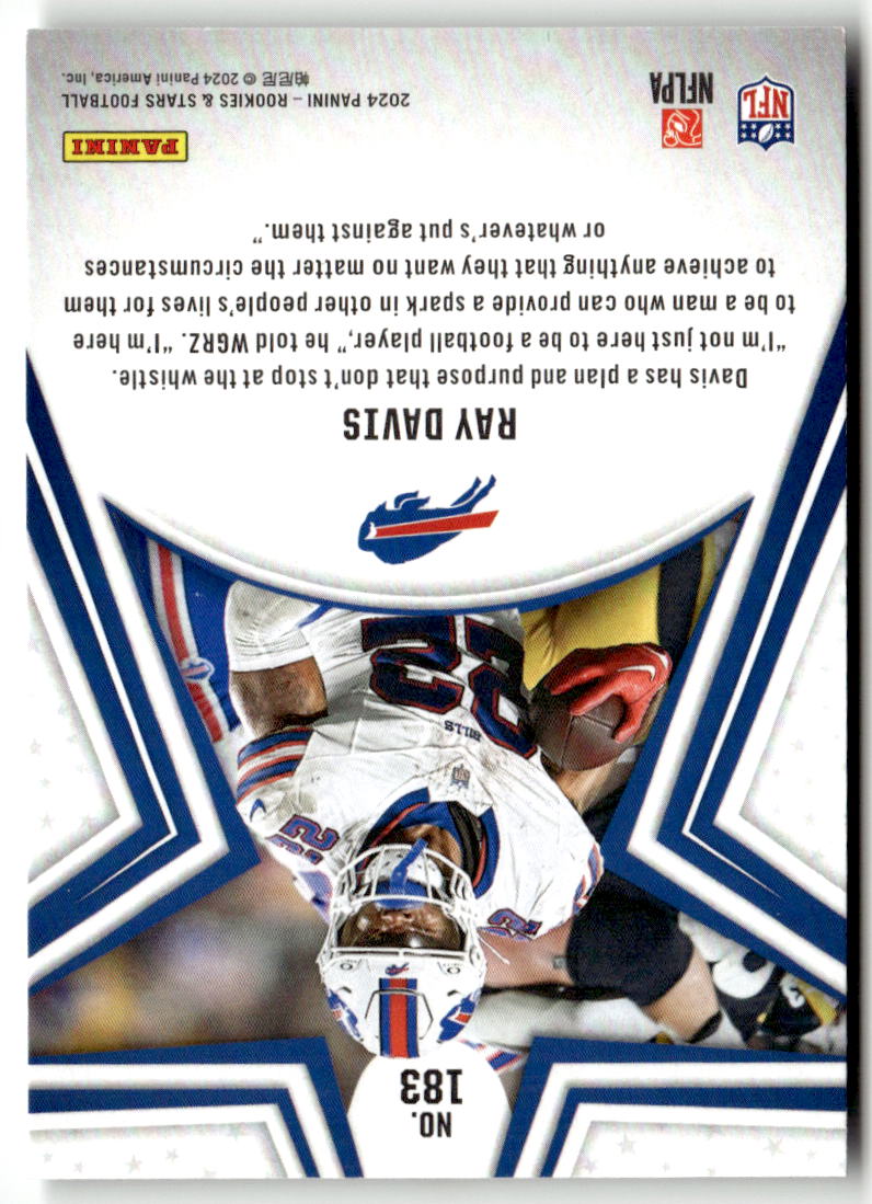 2024 Panini Rookies & Stars Ray Davis #183 (RC)