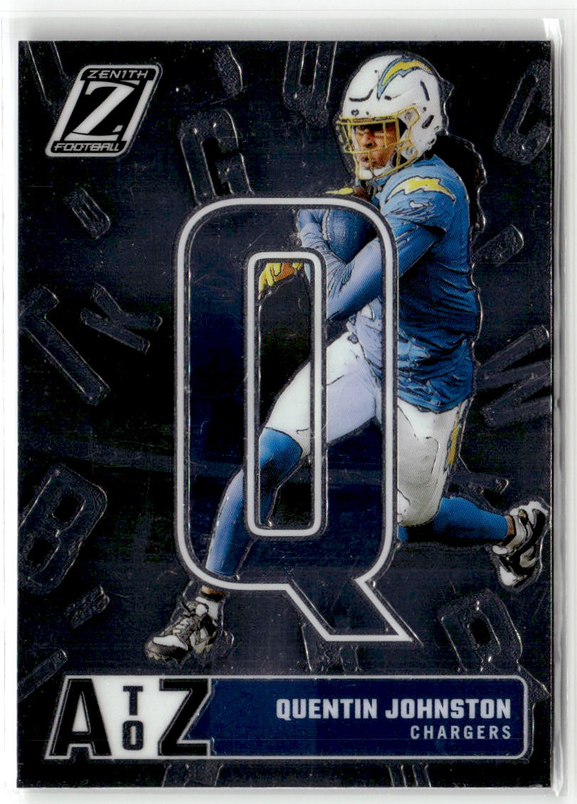 2024 Panini Zenith A to Z Quentin Johnston #17 front