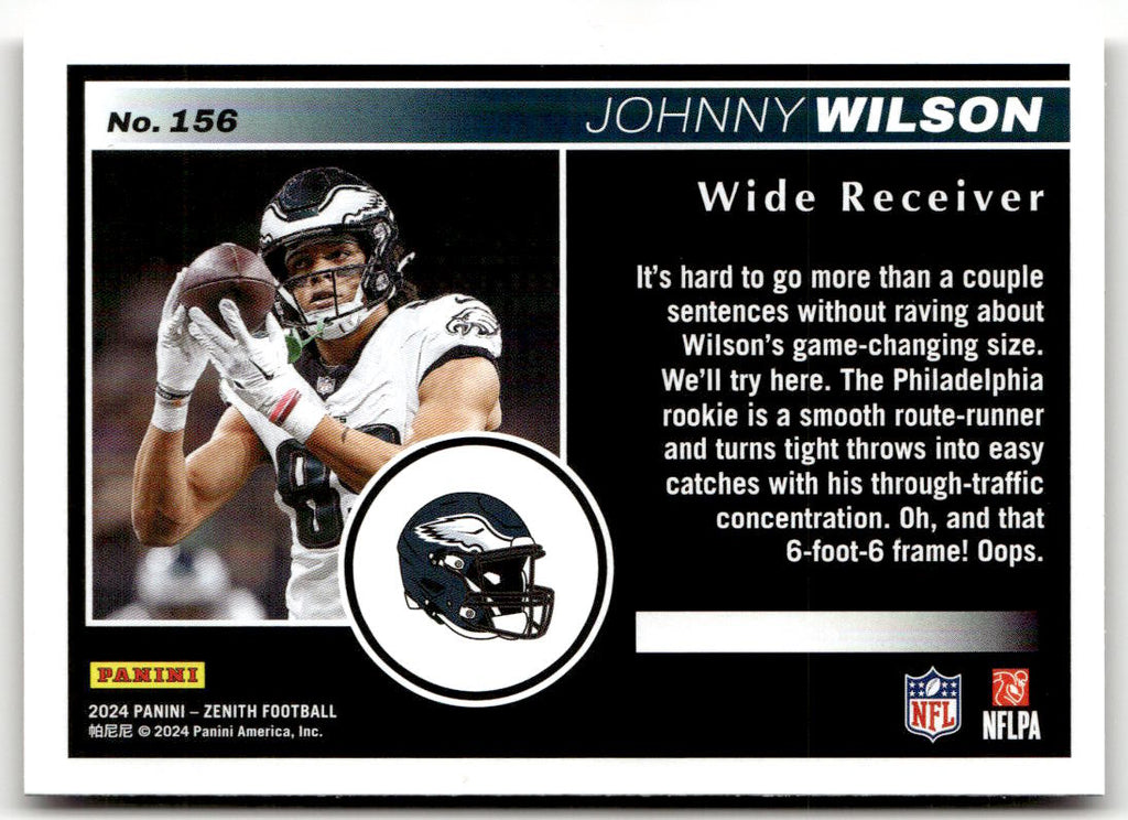 2024 Panini Zenith Johnny Wilson [No Huddle] #156