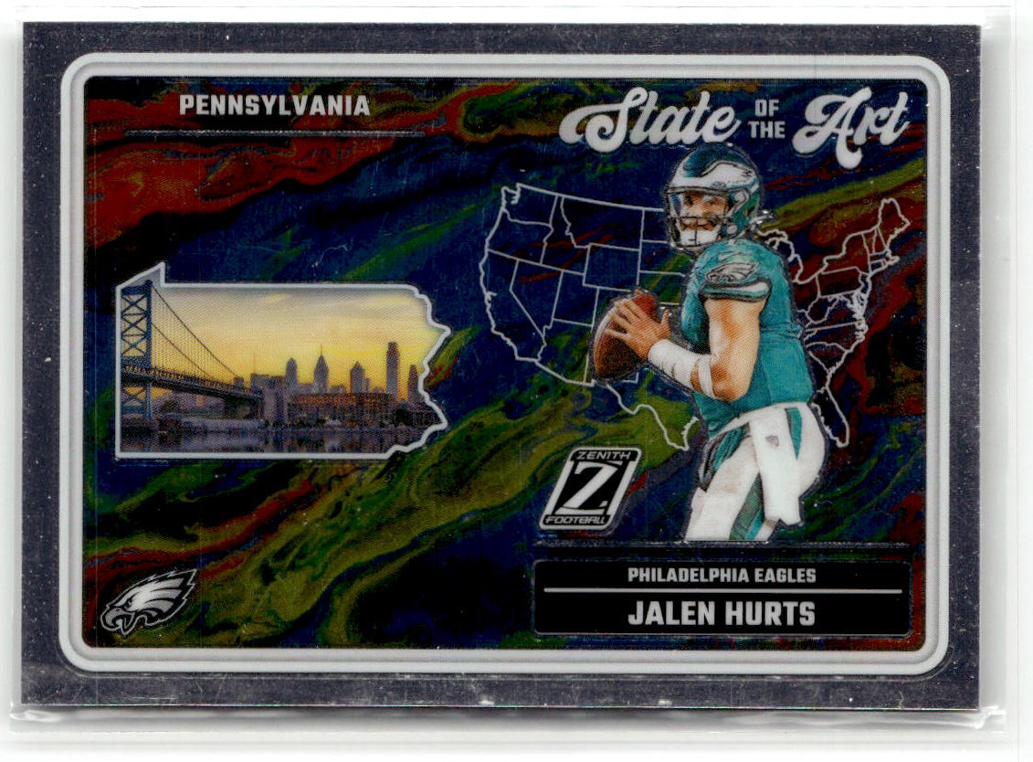 2024 Panini Zenith State of the Art Jalen Hurts #2 front