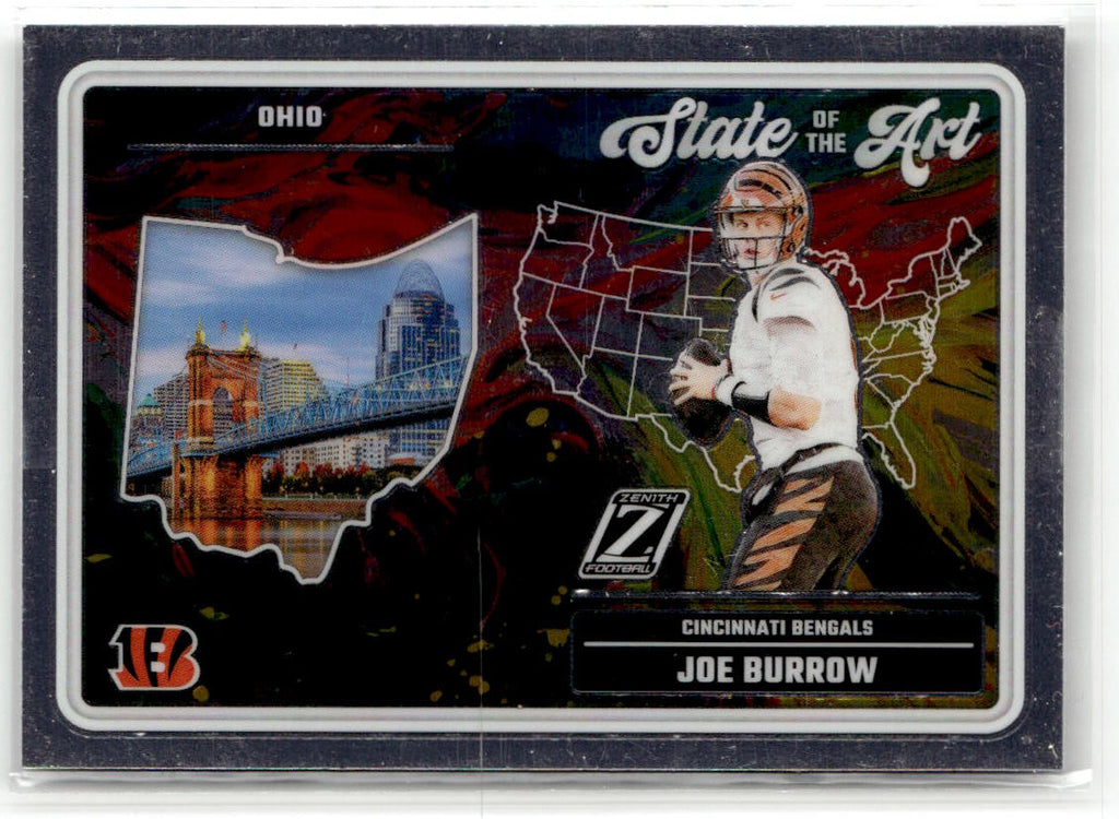 2024 Panini Zenith State of the Art Joe Burrow #3 front