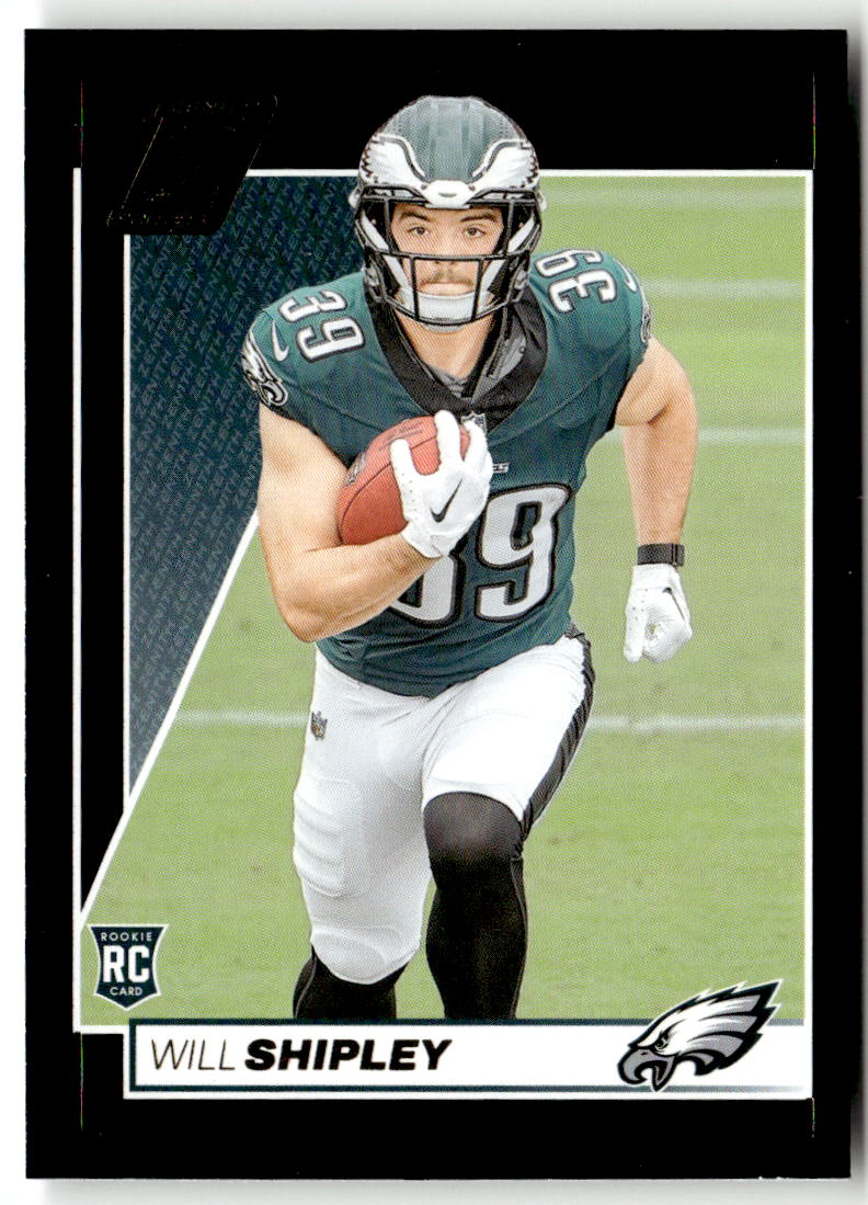 2024 Panini Zenith Will Shipley #198 (RC) front