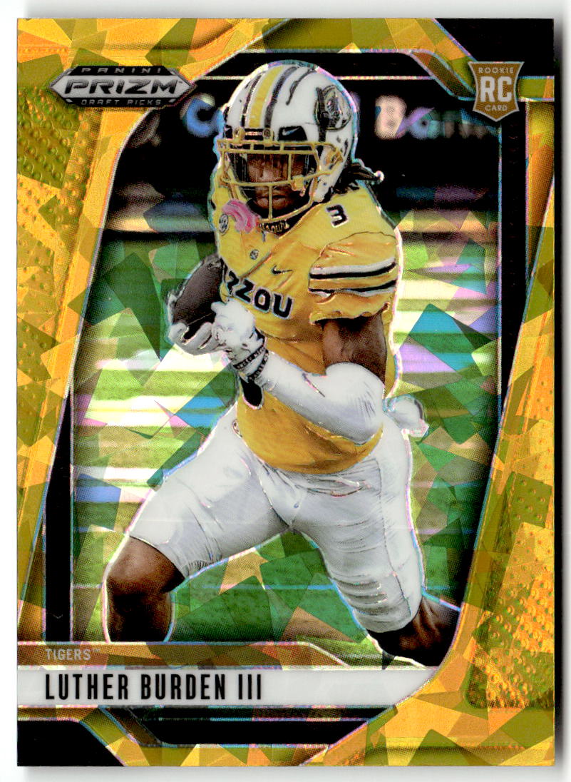 2025 Panini Prizm Draft Picks Luther Burden III [Gold Ice] #71 front